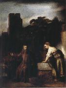 Rembrandt, Christ and the Woman of Samaria